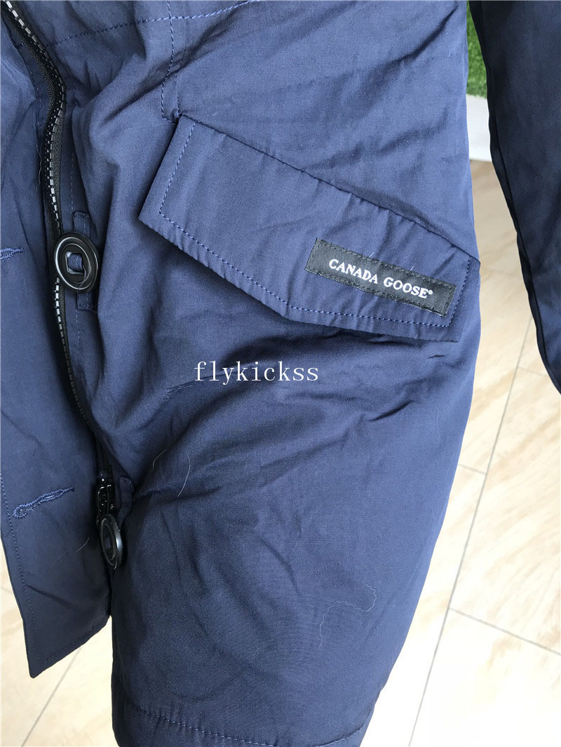 Canada Goose Long Dark Blue Coat